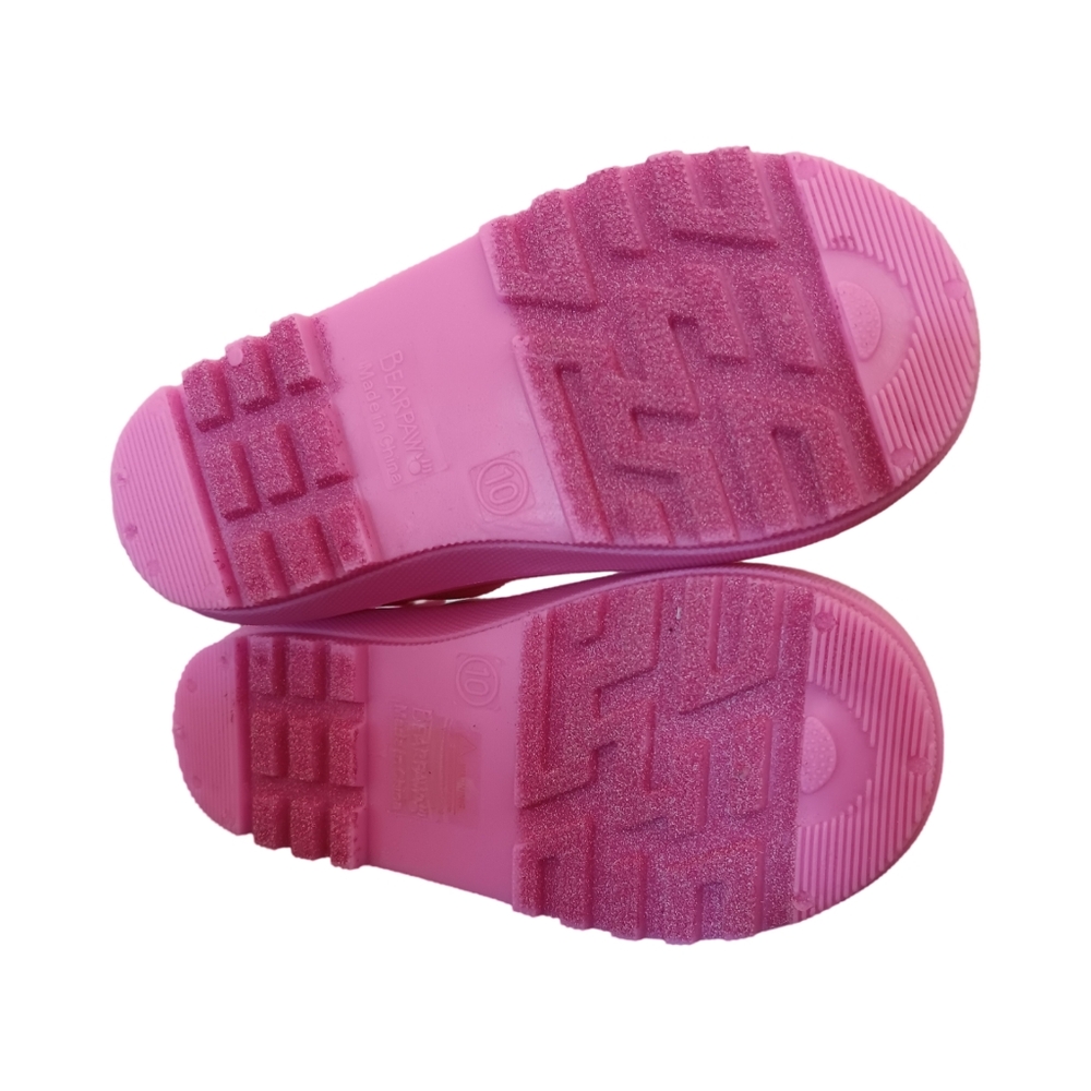 BEARPAW Chelsea Kids Rainboots Hot Pink Various Sizes NWT - Picture 7 of 9